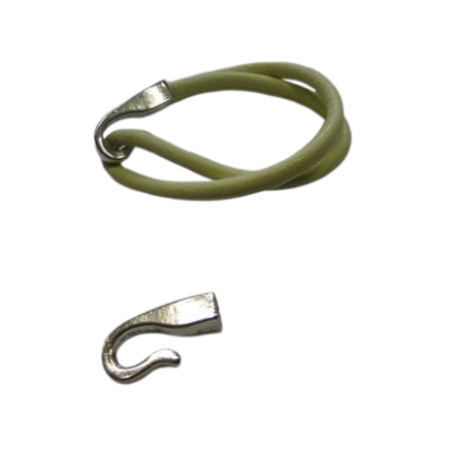 Zamak Hook Clasp: MGL 307 5MM (Antique Silver)