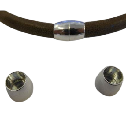 Zamak magnetic clasp: MGL 8 8MM (steel)