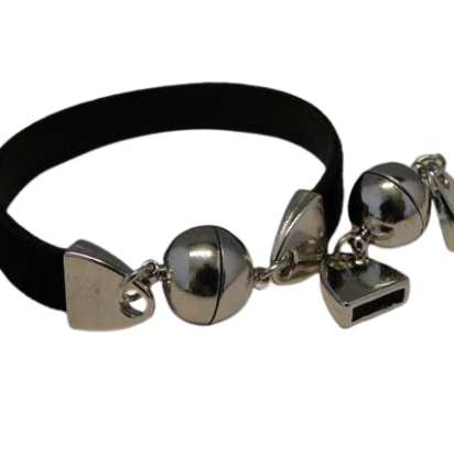 Zamak magnetic clasp: MGL-104 9,5*2,5mm (Steel)