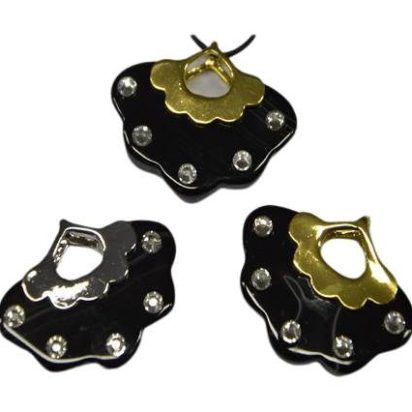 Semi Precious Stones Pendant: 26 (Gold)