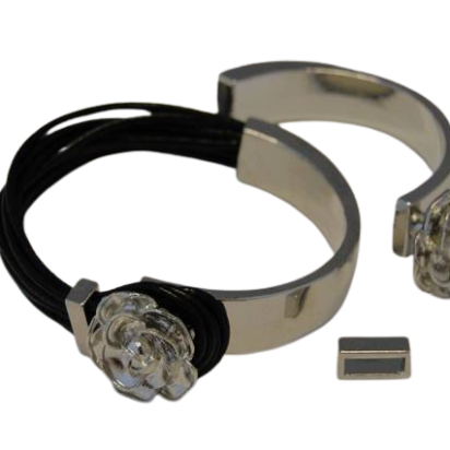Half Cuff Bracelet Clasp: MGL-83 8mmx4mm (Steel)