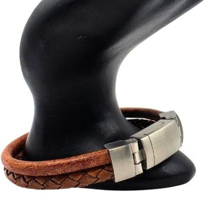 Combination Leather Bracelet - Style 181