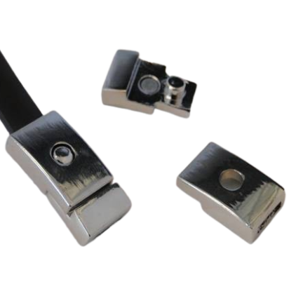 Zamak magnetic clasp: ZAML-29 8*2mm (Steel)