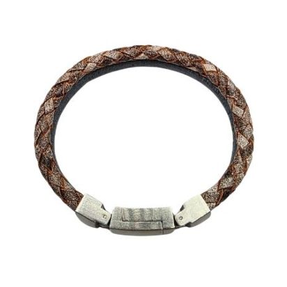 Combination Leather Bracelet - Style 179