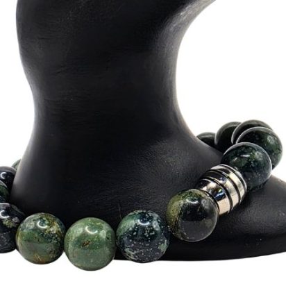 Kambaba Gemstone Bracelet: Style-523 (10mm)