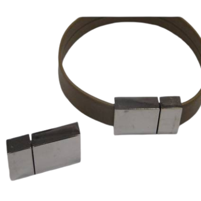 Zamak magnetic clasp: MGL-244 10*2.5mm (Steel)