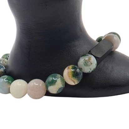 Tree Grain Gemstone Bracelet: Style-530 (8mm)