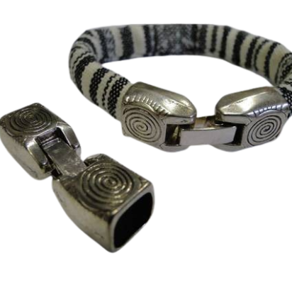 Zamak Snap Lock Clasps: MGL-172 10*7mm (Steel)