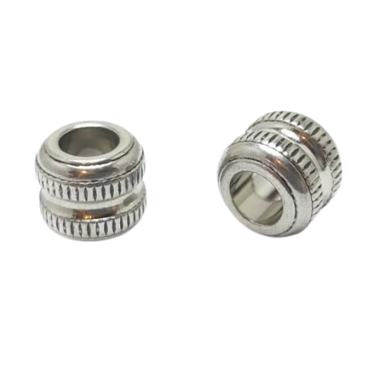 Stainless steel part for leather: SSP-779 6mm (steel)