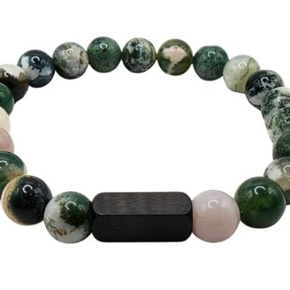 Tree Grain Gemstone Bracelet: Style-530 (8mm)