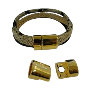 Zamak magnetic clasps: MGL-269 10*7mm (Gold)