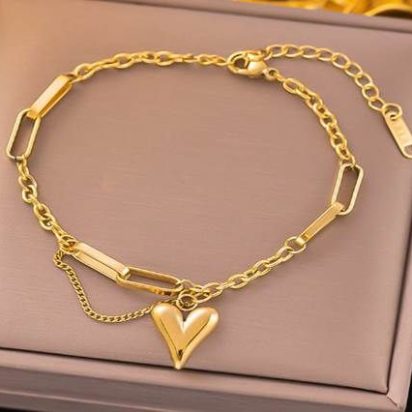 Gold plated stainless steel Bracelets - 45
