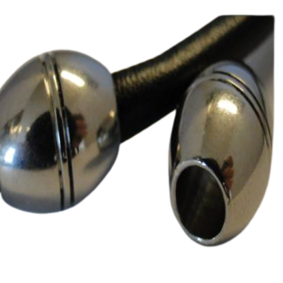 Stainless steel part for leather: SSP-180 6.3mm (Steel)