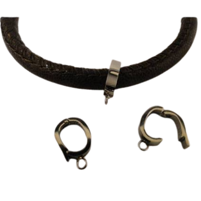 Stainless steel part for leather: SSP-55 6mm (Steel)