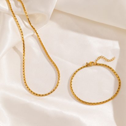 Gold Plated Stainless Steel Bracelet - Item 541
