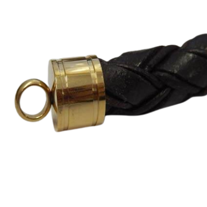 Stainless steel end cap: SSP 392 12mm (Gold)