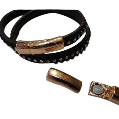 Zamak magnetic claps: MGL-247 6*3mm (Rose Gold)