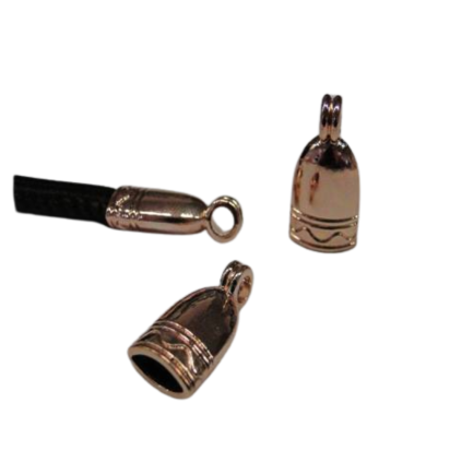 Zamak end cap: CA-4772 10*4mm (Rose gold)