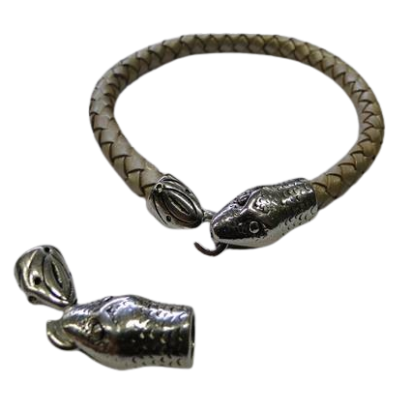 Zamak Hook Clasp: MGL-301 7MM (Antique Silver)
