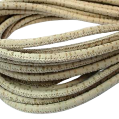 Fine Nappa-Stitch 4mm Spyral Style Beige