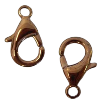 Stainless Steel Lobster Claw Clasp - SSP-43-24mm-Rose gold