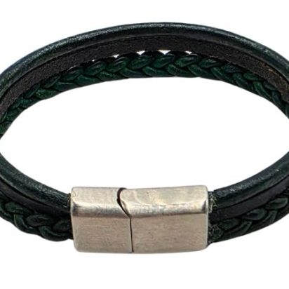 Combination Leather Bracelet - Style 216