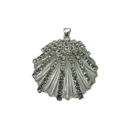 Crystals Pendant: CA-4078 Sea Shell