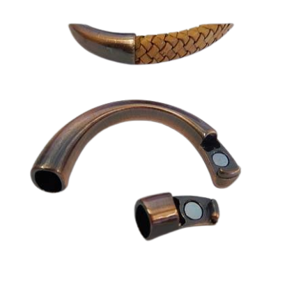 Zamak magnetic claps MGL-180-9*6mm-Anti. Copper