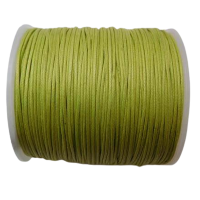 Wax Cotton Cords - 1mm - Apple Green
