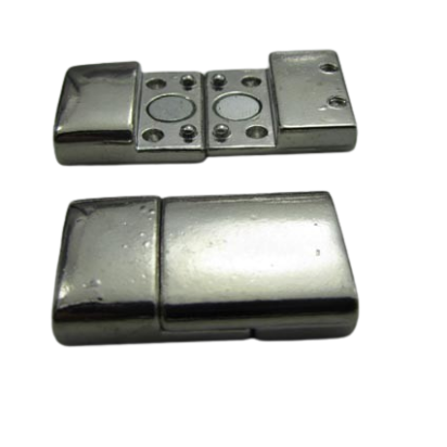 Zamak magnetic clasp: ZAML-08 13.5*4 (steel)