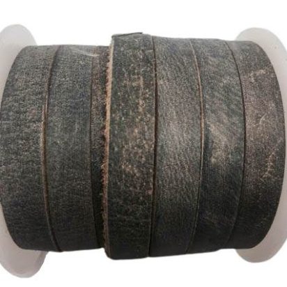 Latigo Lace 10x3mm  - Vintage grey