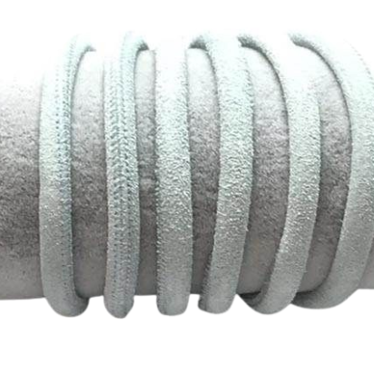 Real Nappa Suede Round-6mm-Baby blue