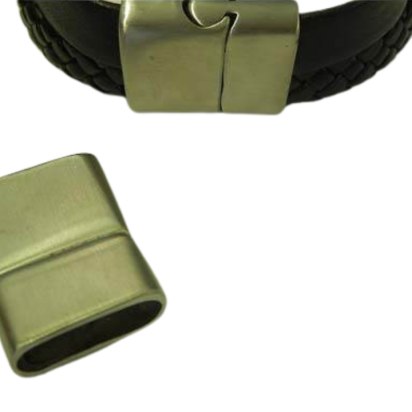 Stainless Steel Magnetic Clasp: MGST-147 21.5*6mm (steel matt)