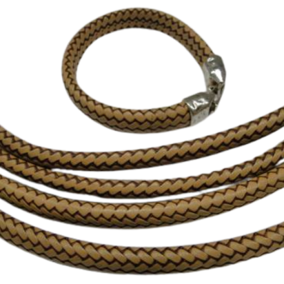 Regaliz Leather Snake Style-10*6mm-Brown