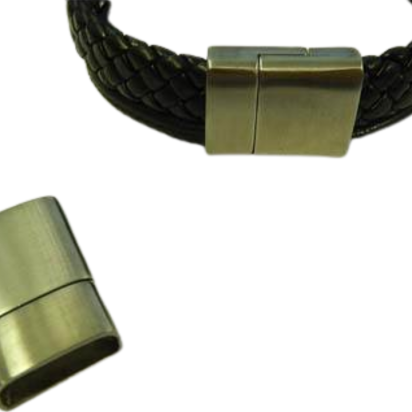 Stainless Steel Magnetic Clasp: MGST-80 13*2,5mm (steel matt)