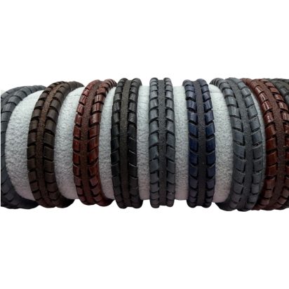 Bruges Braided Style-11X6mm-Cognac