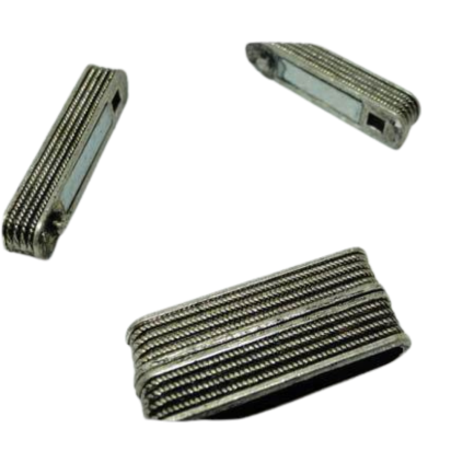 Zamak magnetic claps: MGL-250 35*4mm (Antique silver)