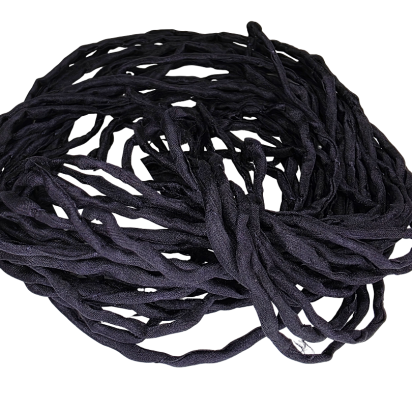 Silk Cords - Black - 2mm