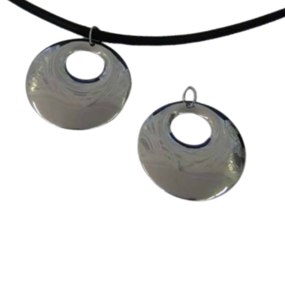 Stainless Steel Pendant: SSP-555 33mm (Steel)