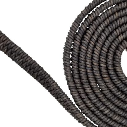 Arizona Style Oval Braided -15*5mm- Vintage Grey