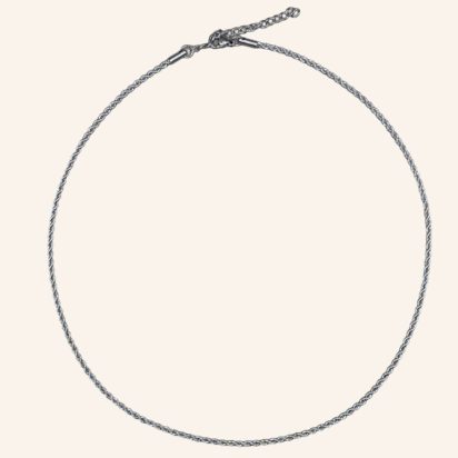 Rope Chain Necklace - Silver - 2mm - Item 906
