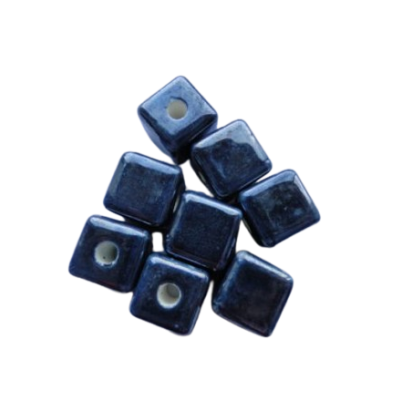 Ceramic Beads - 10mm (Dark Blue)