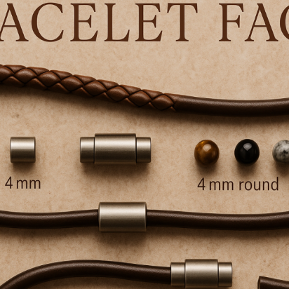 The Ultimate FAQ Guide to Leather Bracelets: Clasps, Cords, Components & Design Tips