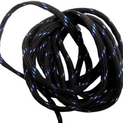 Paracords No. 1 Black with blue and white