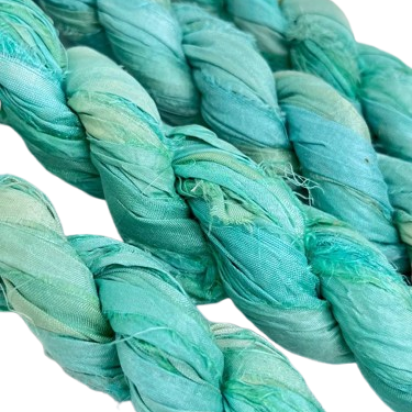 Sari Silk - Cool Mint Aqua - 918