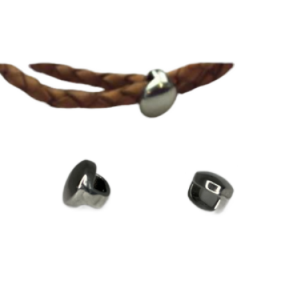 Stainless steel part for leather: SSP-700 6*3mm (Steel)