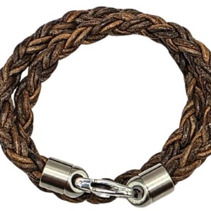 Hawaii Bolo Braided Leather Bracelet - Style 501