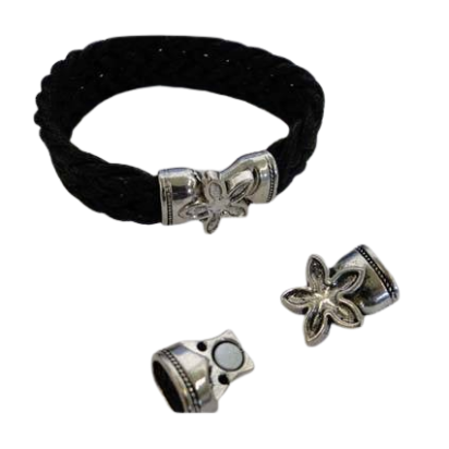 Zamak magnetic clasp: MGL-275 10*7mm (Antique Silver)