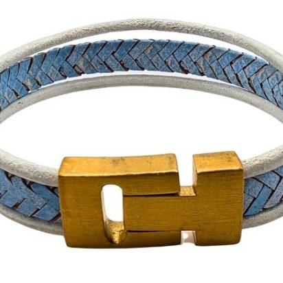 Combination Leather Bracelet - Style 205