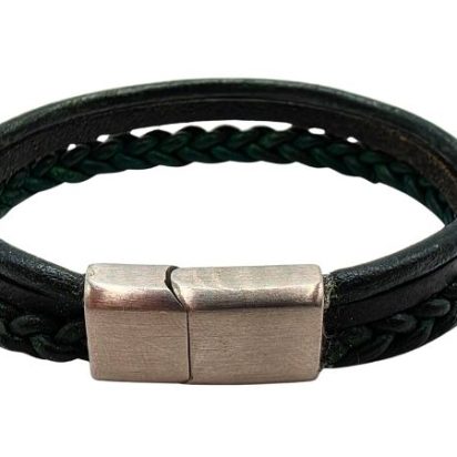Combination Leather Bracelet - Style 216